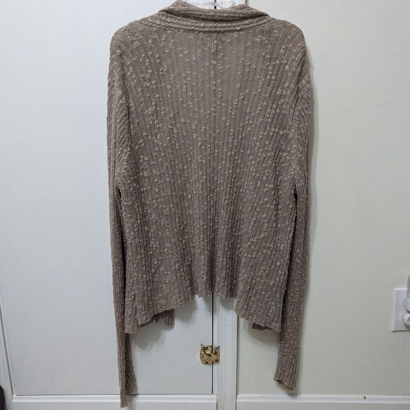 Eileen Fisher Womens Sz XL Linen Blend Cardigan Minimalist Boho Summer Beach - Picture 2 of 4